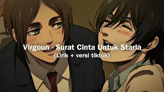 virgoun surat cinta untuk starla tiktok version 