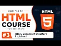 Complete HTML Course for Beginners in Hindi HTML Document Structure Explained