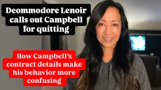 What Deommodore Lenoir said about DeVondre Campbell - also what do DVC contract incentives mean