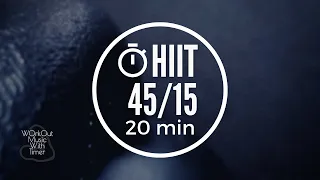 Interval Timer With Music 45 sec rounds 15 sec rest - 5 Beeps Mix 99