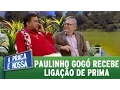 Lagu A Praça É Nossa (01/09/16) - Paulinho Gogó recebe ligação de prima