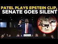 US NEWS LIVE Epstein Clip Shakes Congress Kash Patel Leaves Senate Silent FBI Hearing