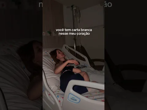 Meu pequeno veio me visitar no hospital e eu tô morrendo de saudades de colocar ele para dormir 🤍