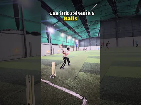 Can i hit 3 Sixes in 6 Balls  #cricket #cricketlover #ipl