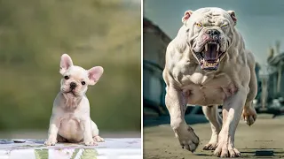 ANTES E DEPOIS DE ANIMAIS CRESCENDO. TRANSFORMAÇÕES ANIMAIS INCRÍVEIS