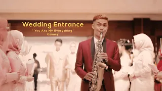 wedding entrance you are my everything saxophone version 