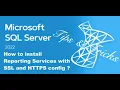 SQL Server 2022 Standard Tips Tricks - Install Reporting Services with SSL and HTTPS configured