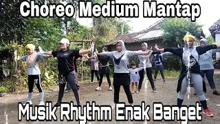 Download Aerobic Choreo Medium Mantap/Musik Rhythm Enak Banget/@Lulukaudie MP3