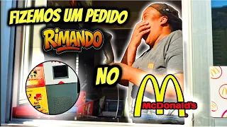 PEDINDO LANCHE RIMANDO NO DRIVE THRU DO MAC!!