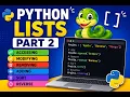 Python Lists Part 2 in Telugu Add Remove Modify Sort Reverse Lists Explained