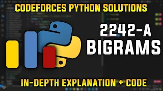 2242A Bigrams Codeforces Python Solutions Explanation Walkthrough