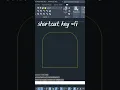how to use fillet comand in autocad
