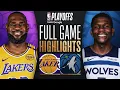 LAKERS at TIMBERWOLVES FULL GAME 3 HIGHLIGHTS April 25 2025