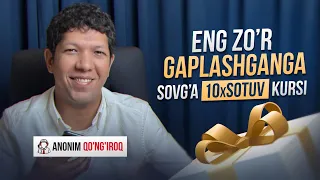 Eng zo'r gaplashgan operatorga 10x kursimni sovg'a qilaman