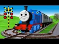 Download Lagu 【踏切アニメ】あぶない電車 TRAIN THOMAS 🚦 Fumikiri 3D Railroad Crossing Animation #1