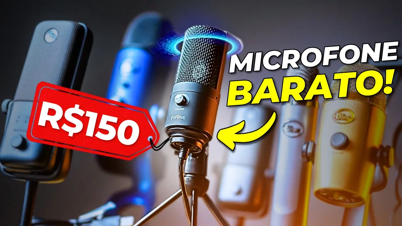TOP 7 MELHORES Microfones BOM e BARATO em 2025! (LIVES, GAMES E PODCAST)