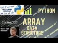 Mastering Arrays The Ultimate Guide for Beginners and Beyond Python CodingCEO