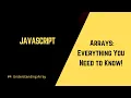 Mastering JavaScript Arrays Creation Accessing Elements and Essential Methods