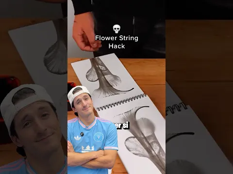 Cómo hacer una flor de dibujo 😱💐