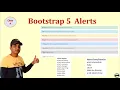 Bootstrap Tutorials Bootstrap 5 Alert Boxes Alerts Ayub Tutorials Session 4