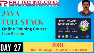 Day 27 Java Full Stack Online Training Course Live 24th May 2024