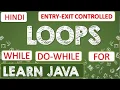 10 Introduction to loops in java programming java loops tutorial hindi entry controlled loop