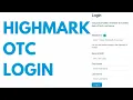 Highmark OTC Login Store Benefits Catalog