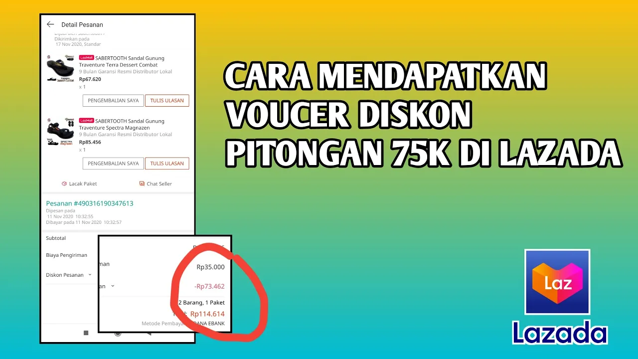 CARA MENGGUNAKAN VOUCHER LAZADA - VOUCHER DISKON LAZADA