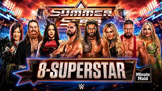 Roman vs Seth vs Charlotte vs Sami vs Iyo vs Stephanie vs Breakker vs Tiffany - WWE 2K SummerSlam