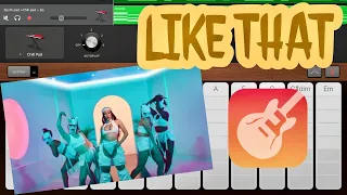 doja cat like that ft gucci mane instrumental remake on garageband iphone ipad 