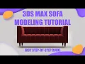 3D Sofa Tutorial for Beginners Quick Simple