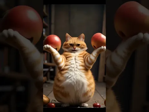 #fat fluffy creatures dance #joyful pet moves #cute round animals
