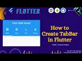 How to Create TabBar in futter - Default TabBar
