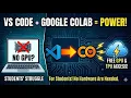 How to use Google Colab in VS Code Free GPU Access for Students Developers Tutorial Under 5 Min