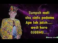 Download Lagu WEDI OJOBMU by. Cak Percil (KARAOKE Song with liric)