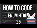how to code racket - 25 enum htdd