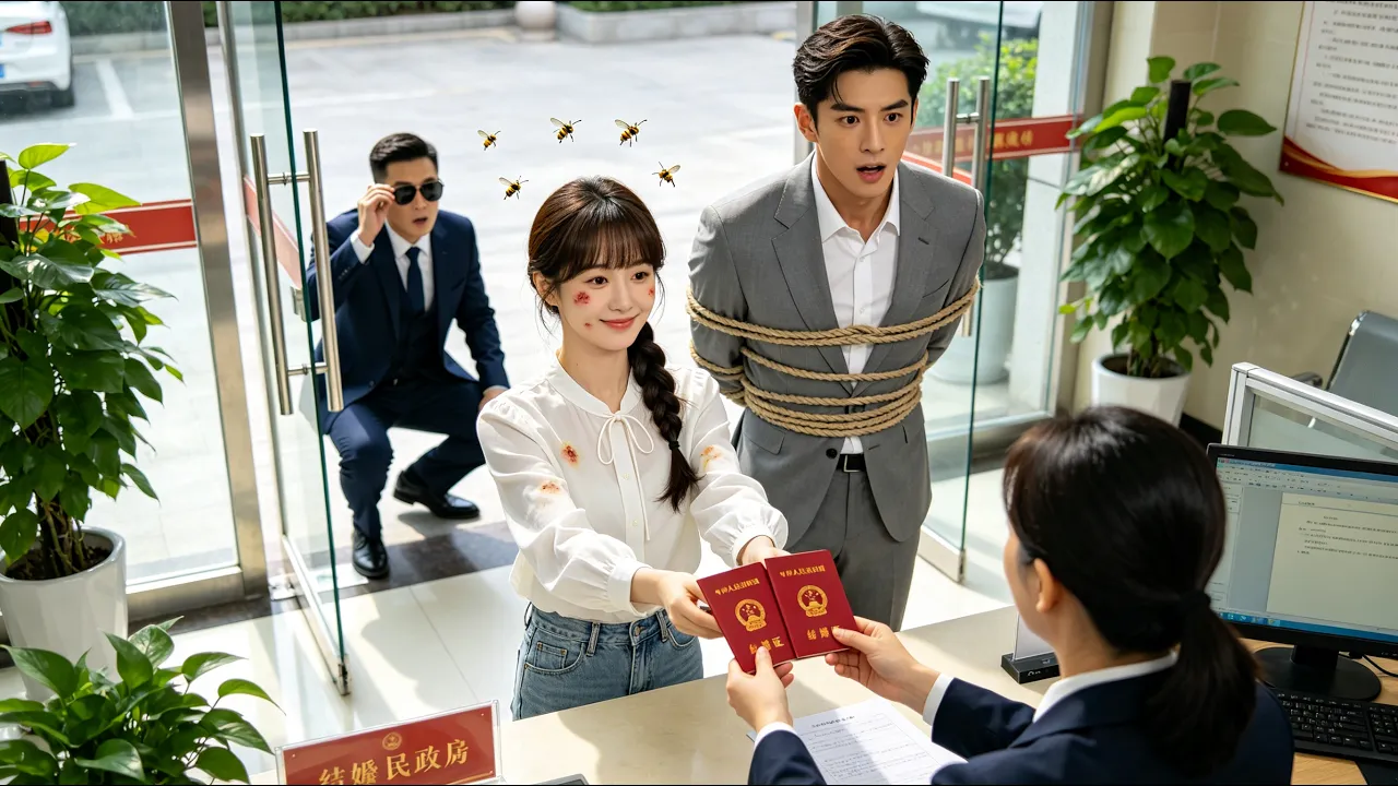 Girl stung by a bee kidnaps CEO to marry him—CEO looks at her face, finds it cute! poster