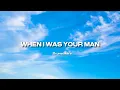 Download Lagu Bruno Mars – When I Was Your Man (Lyrics)