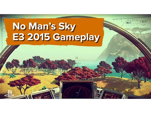 No Man's Sky Gameplay - E3 2015 Sony Conference - Oh hey, this game is massive