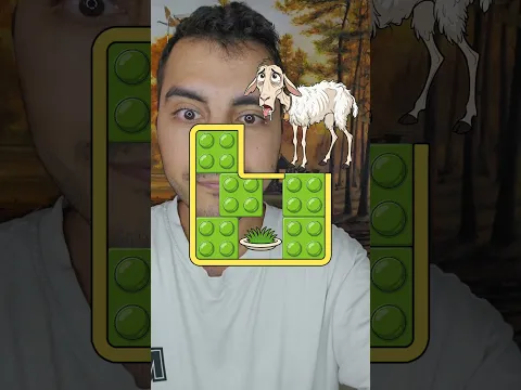 A puzzle game to guide a hungry sheep to its food #game #puzzlegame