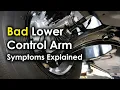 Bad Lower Control Arm or Track Control Arm - Symptoms Explained What happens when lower arm fails
