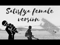 Download Lagu Satisfya female, english version karaoke with lyrics