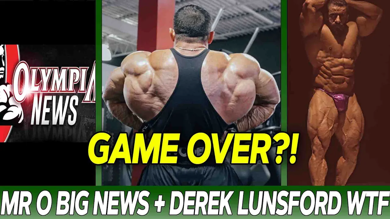 Derek Lunsford is NEXT MR OLYMPIA?? + Only Top 3 Qualifies Automatically + Hadi Choopan Looks Crazy!