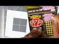 MISSISSIPPI LOTTERY SCRATCH OFF TICKETS WHITE LINE TICKET TRIPLE 7 S