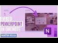 Embed PowerPoint in OneNote