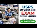 Pass the 2026 USPS 421 Window Clerk Exam Real Questions and Answers to Get Hired Fast
