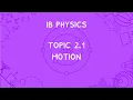Download Lagu IB Natuurkunde Onderwerp 2.1: Concepten van beweging, SUVAT-vergelijkingen en luchtbeweging