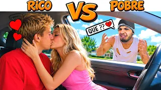 POBRE DESCOBRIU O SEGREDO DA SUA NAMORADA (Rico Vs Pobre Episódio 83)