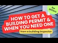 Building Permit Process And Inspection Requirements DIY