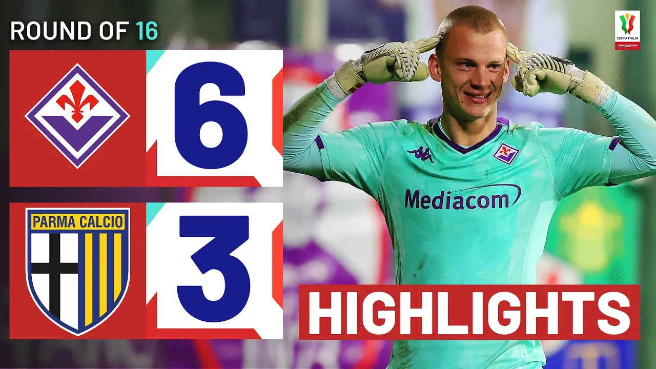 FIORENTINA-PARMA 6-3 ap | HIGHLIGHTS | La Viola go ...